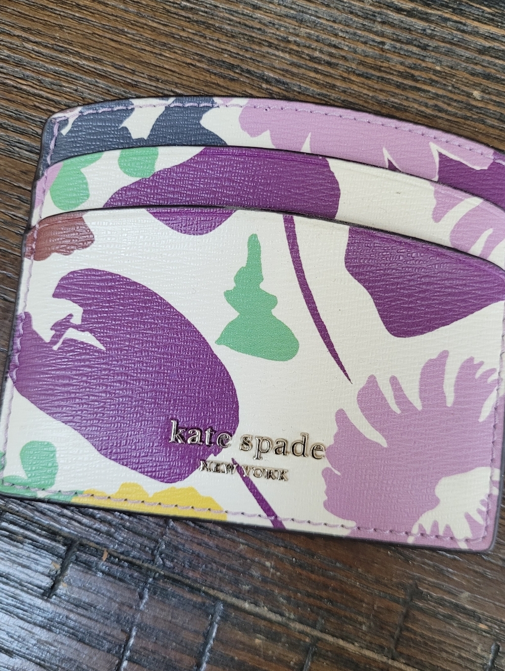 kate spade Lilac & Navy Multi-Slot Card Case